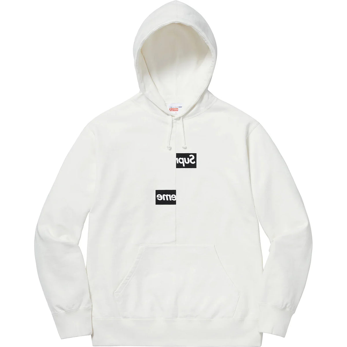 Supreme®/Comme des Garçons SHIRT® スプリットボックスロゴ フード付きスウェットシャツ
