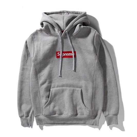 15FW Supreme (シュプリーム) Box Logo Hooded Sweatshirt パーカー グレー