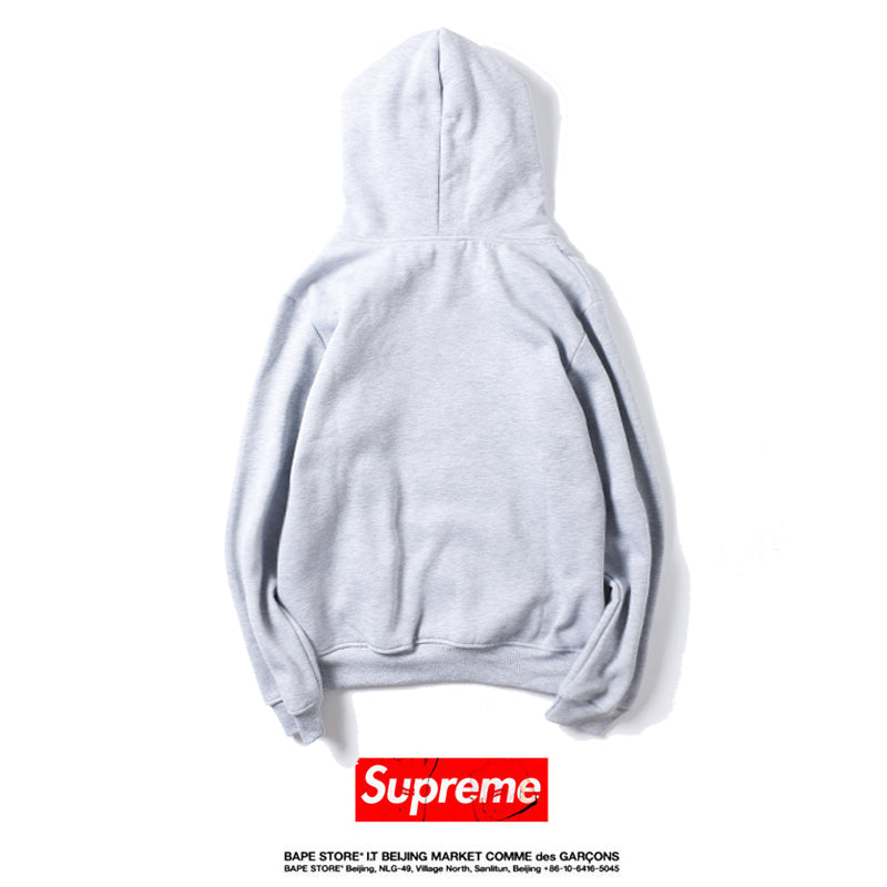 Supreme Box Logo 刺繍 フーデッドパーカー