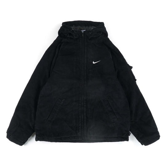 Supreme / Nike Arc コーデュロイ フーデッドジャケット "ブラック"（SUP-SS22-823）
