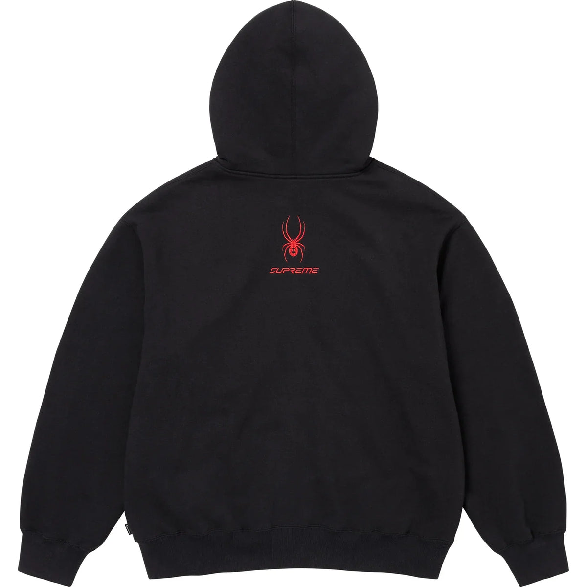 Supreme/スパイダー ジッパー フード スウェットシャツ ‘ブラック’