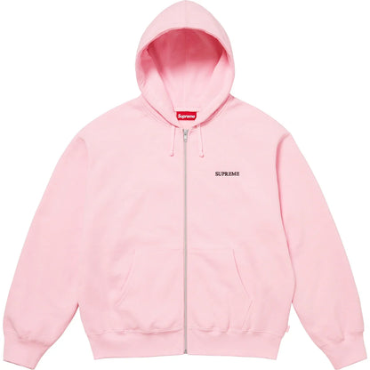 Supreme 25FW IDGAF' Zip Up Hooded Sweatshirt