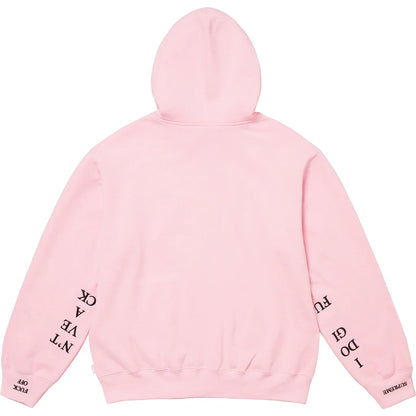 Supreme 25FW IDGAF' Zip Up Hooded Sweatshirt