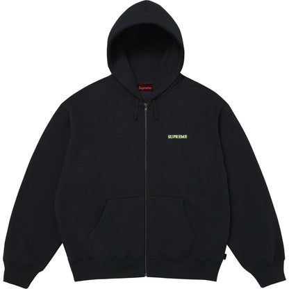 Supreme 25FW IDGAF' Zip Up Hooded Sweatshirt