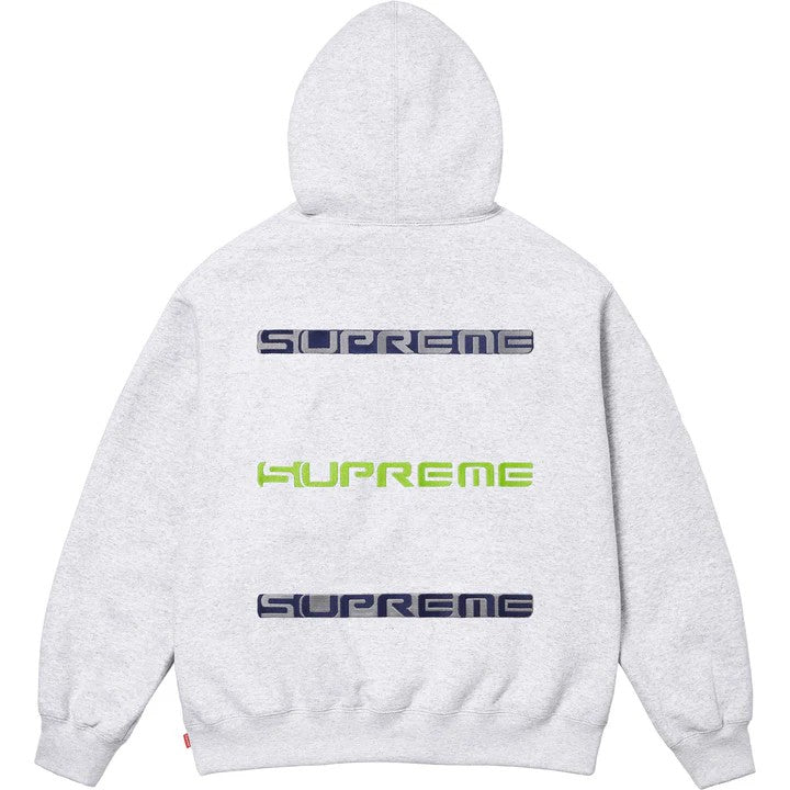 Supreme AoIスタックド・フーデッド・スウェットシャツ