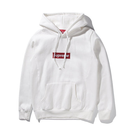 Supreme (シュプリーム) 15FW ボックス ロゴ フーデット スウェットシャツ パーカー(Box Logo Hooded Sweatshirt Pullover) ホワイト 002