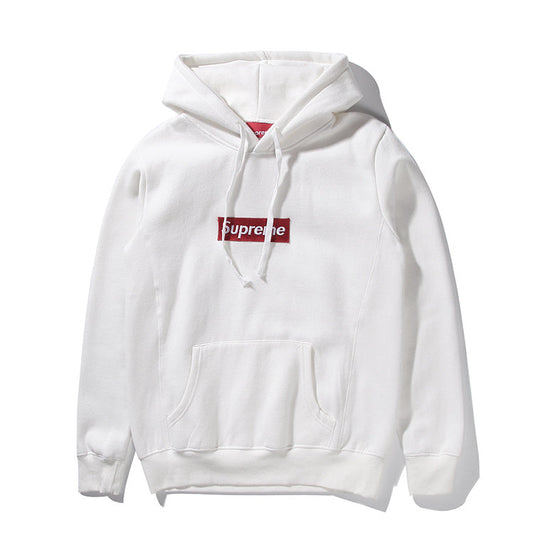 Supreme (シュプリーム) 15FW ボックス ロゴ フーデット スウェットシャツ パーカー(Box Logo Hooded Sweatshirt Pullover) ホワイト 002