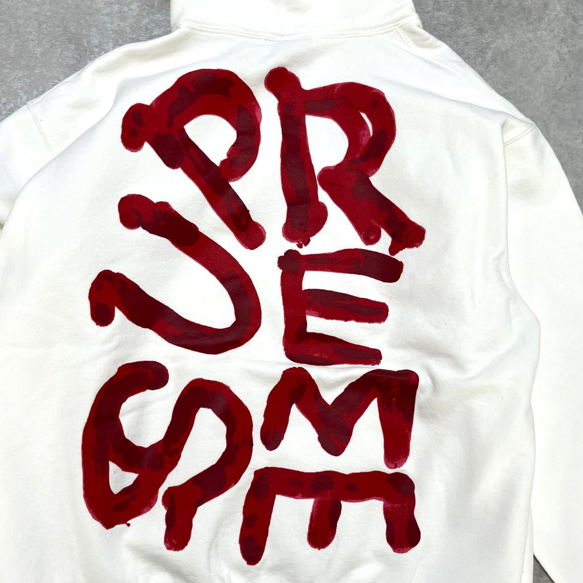 24SS Supreme Paint Hooded Sweatshirt