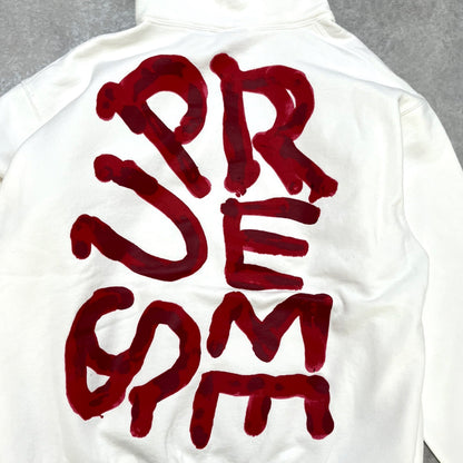 24SS Supreme Paint Hooded Sweatshirt