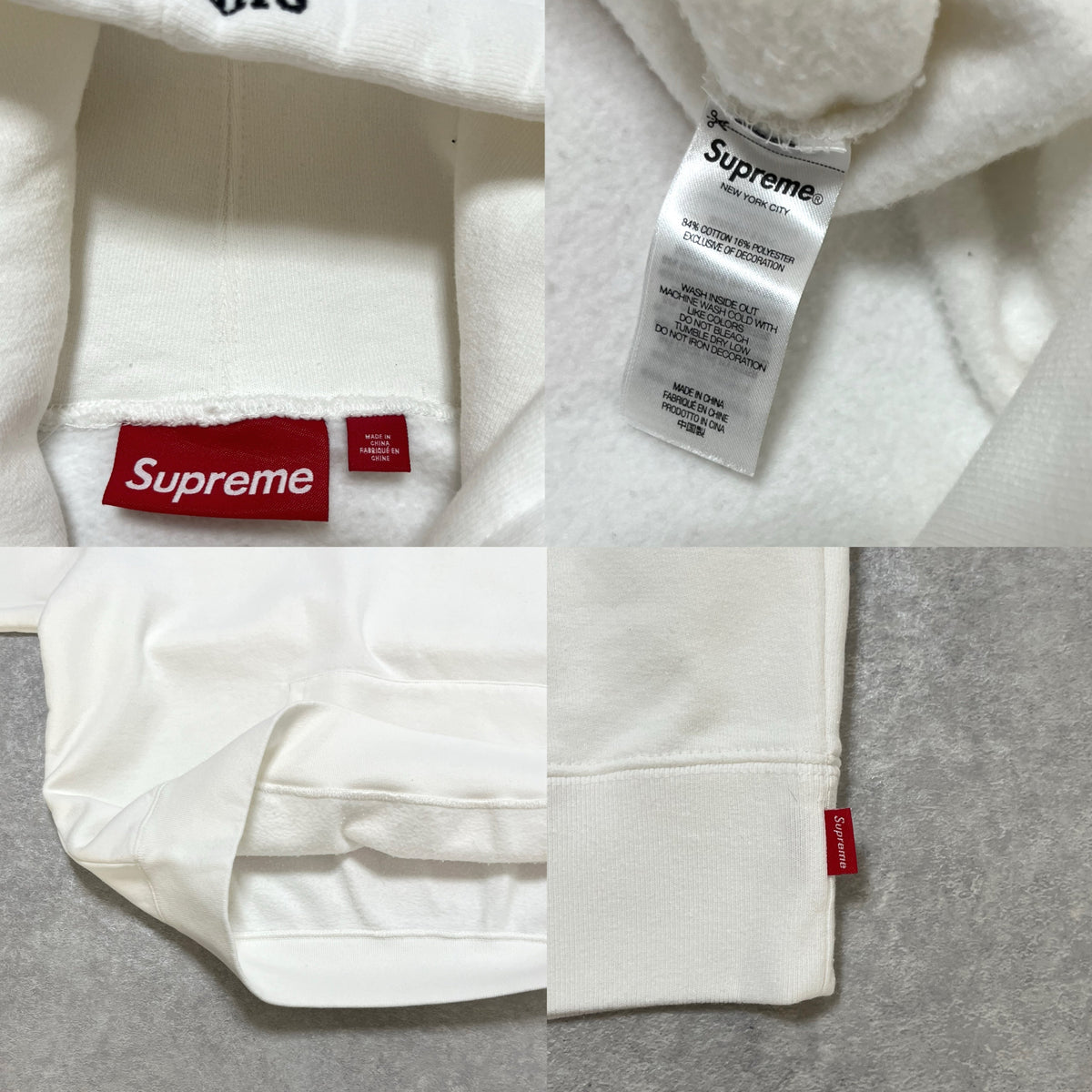 24SS Supreme Paint Hooded Sweatshirt