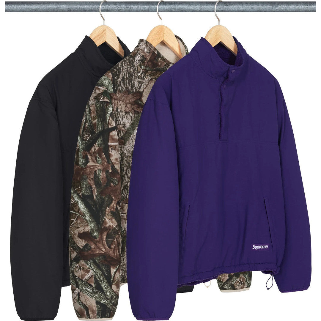 Supreme★定番★ポーラテックフリース リバーシブルプルオーバー