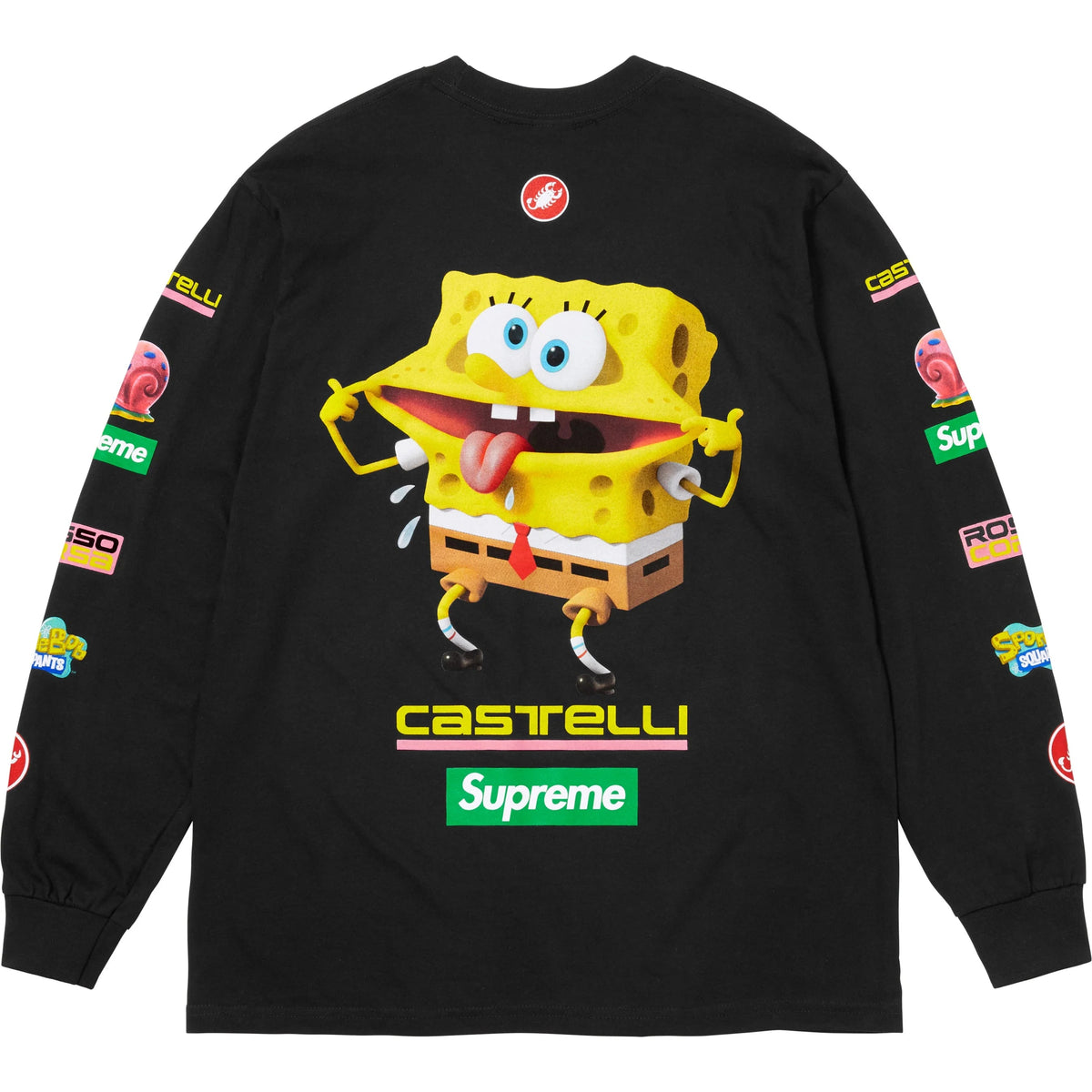 Supreme®/スポンジ・ボブ/Castelli® レーシング ロングスリーブTシャツ
