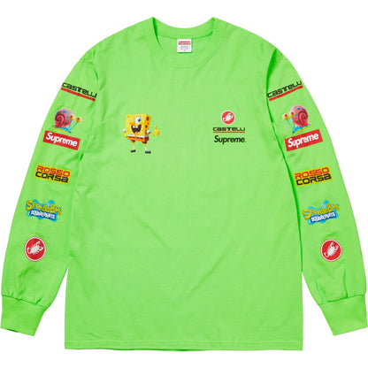 Supreme®/スポンジ・ボブ/Castelli® レーシング ロングスリーブTシャツ