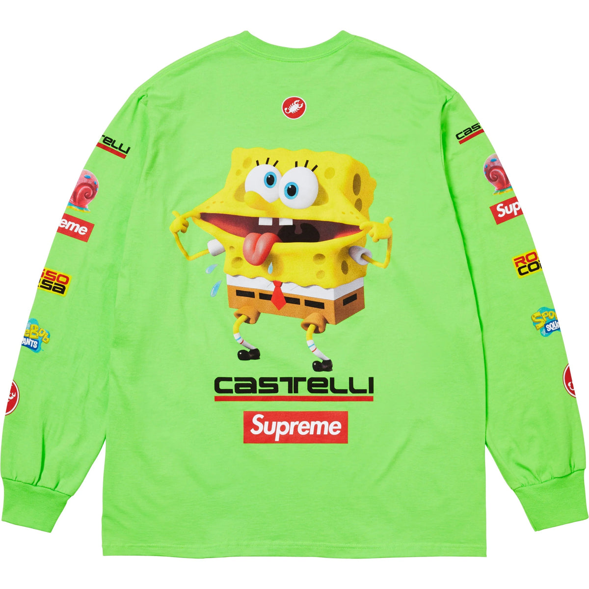 Supreme®/スポンジ・ボブ/Castelli® レーシング ロングスリーブTシャツ